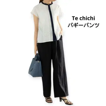 [새상품 미사용] Te chi chi 레이온 린넨 배기 팬츠