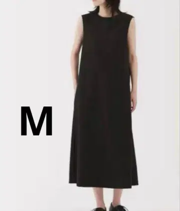 무인양품 MUJI 통기성이 좋은 스트레치 축구 슬리브리스 원피스 M 경량