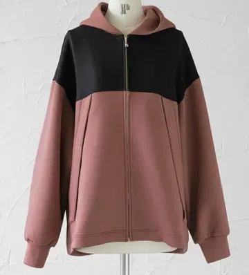 CULLNI 22AW Color Block Front Zip Hoodie