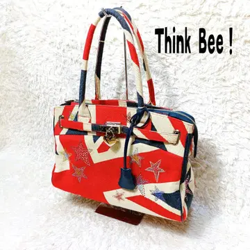 Think Bee! 씽크비 핸드백 카데나 유니언 잭 어깨에 멜 수 있음