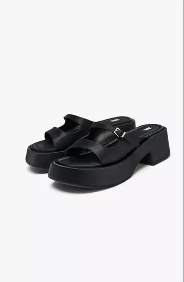 ZARA 리본 플랫폼 샌들 37 사이즈