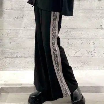 HARE 자카드 와이드 팬츠