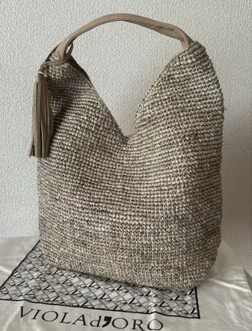 비올라돌로 카고바 토트백 태슬