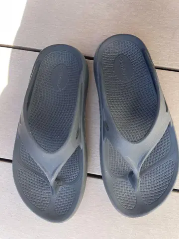 Oofos 리커버리 샌들 EU 38 블랙