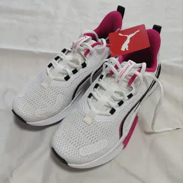 새상품 푸마 PUMA 파워프레임 TR2 우먼 23.0cm 핑크