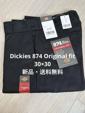 30 x 30 블랙 디키즈 874 워크 팬츠