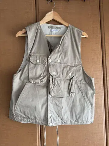 ENGINEERED GARMENTS 베이지 베스트 S