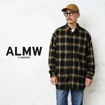 ALMW by WAIPER 옴브레 체크 셔츠