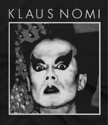 클라우스 노미 Klaus Nomi 티셔츠 디자인 아트 레어