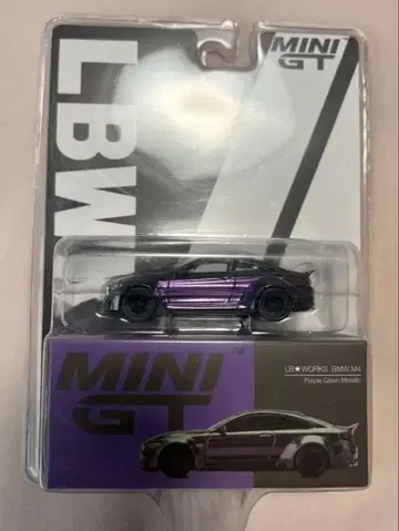 MINI GT LB WORKS BMW M4 purple metallic