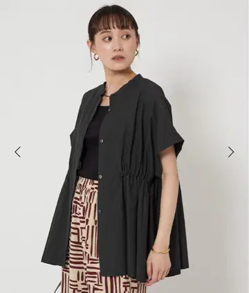 그린 라벨 릴랙싱 허리 개더 하오리 셔츠