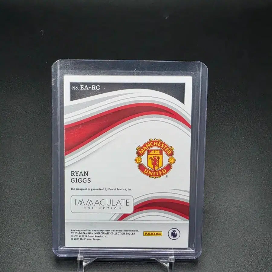 Ryan Giggs 2024 Panini Immaculate Soccer Auto Silver Parallel /49
