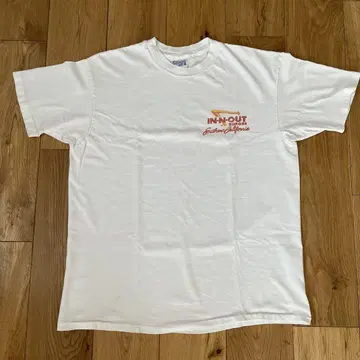 90s HANES in-n-out burger 프린트 티셔츠