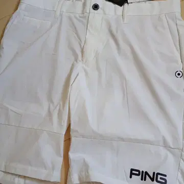 PING 발수 스트레치 팬츠 화이트 사이즈 LL
