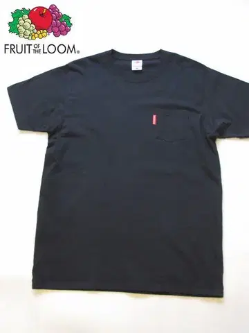 FRUIT OF THE LOOM 블랙 티셔츠 M