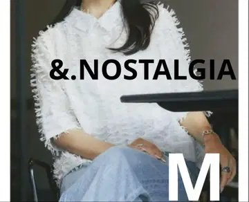 &.NOSTALGIA 화이트 블라우스 M