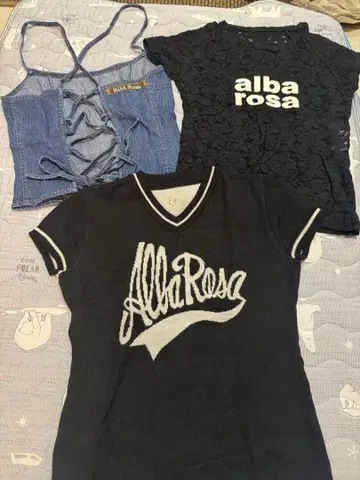 alba rosa 상의 3세트 헤이세이 갸루