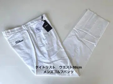 [미사용] Titleist 골프 팬츠 화이트 허리 사이즈 98