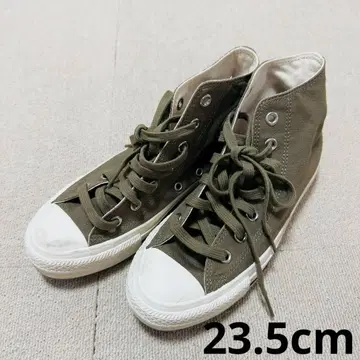 [새상품급] CONVERSE 밀리터리 HI 스니커즈 23.5cm