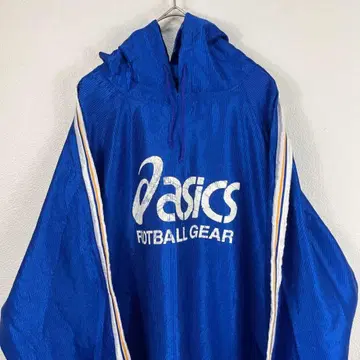 90s asics 아식스 축구 피스테 후드티 저지