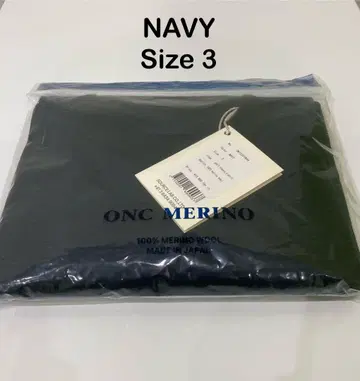 [미사용 새상품] ONC MERINO 반팔 네이비 3