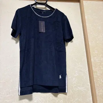 폴로 랄프로렌 파일지 티셔츠 네이비 포니 자수