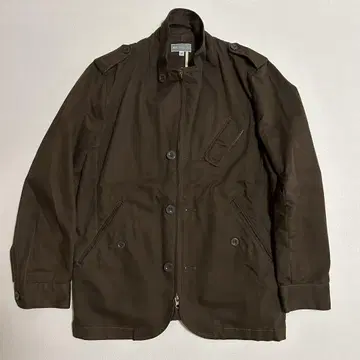 남성용 브라운 코튼 혼방 자켓 M