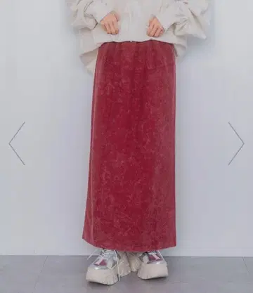 JEANASIS 2way 아웃 심 내로우 스커트 M