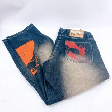 LOT29 LUXE 데님 팬츠 90년대 배기 와이드