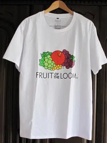 FRUIT OF THE LOOM 후르츠 로고 T셔츠