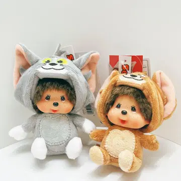 톰과 제리 x 몬치치 얼굴 큰 SS 키체인 2세트 새상품