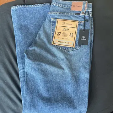 Brixton Labor 데님 팬츠 32/32 새상품 택 포함