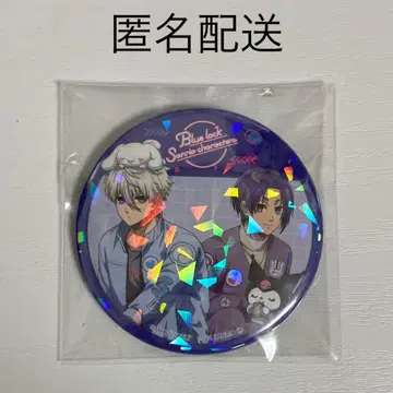 블루 록 산리오 로프트 홀로그램 캔뱃지 나기 레오 등신
