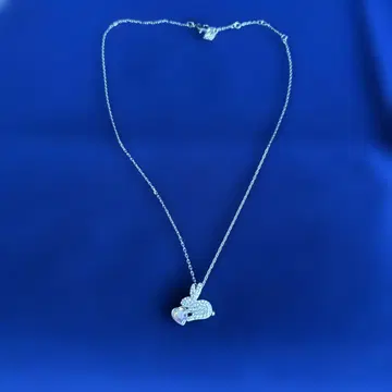 Swarovski 토끼 모양 목걸이