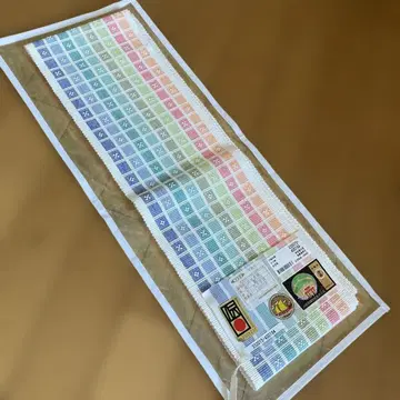 류큐 반폭 오비 슈리 꽃직물 수직 전통 공예품