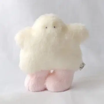 멍한 공작실 복숭아색 양말을 신은 유령 (파란 눈) 봉제 인형