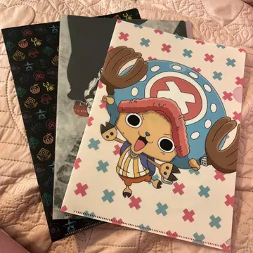 ONE PIECE 초파 샹크스 루프 A4 클리어 파일 3세트