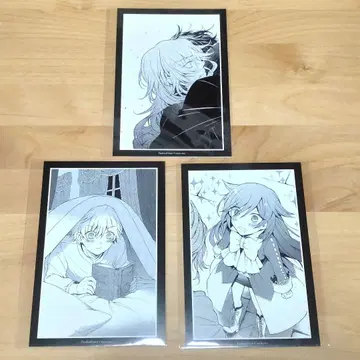 PandoraHearts 삽화 카드 3장 세트 오즈 앨리스 빈센트