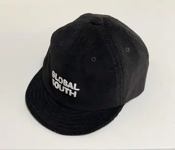 GLOBAL SOUTH 캡 블랙 코듀로이