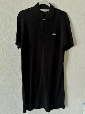 LACOSTE 블랙 폴로 원피스