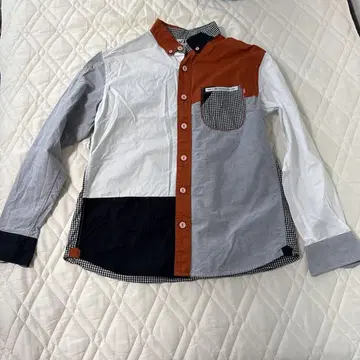 KAWATANI SHIRT 삼색 고양이 긴팔 셔츠 M
