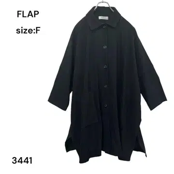 플랩 FLAP 코트 아우터 여성용 고급스럽고 예쁜 넉넉한 핏