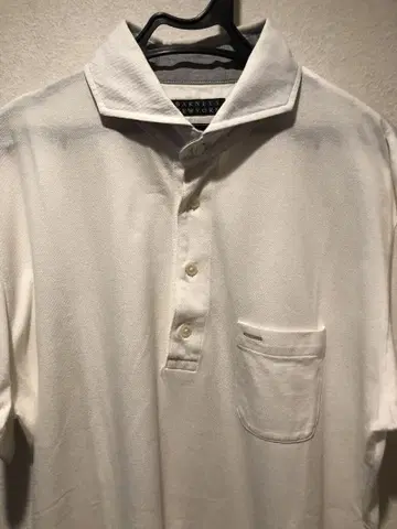 BARNEYS NEW YORK 화이트 피케 셔츠 M