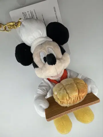 미키 봉제 인형 키링 키체인 MICKEY'S BAKERY