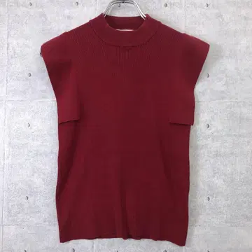 CLANE 스퀘어 슬리브 니트 탑 SQUARE SLEEVE KNIT