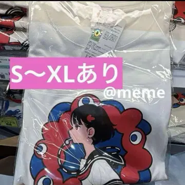[ XL ] 엑스포 먝먝 미호요시미 콜라보 T셔츠 화이트