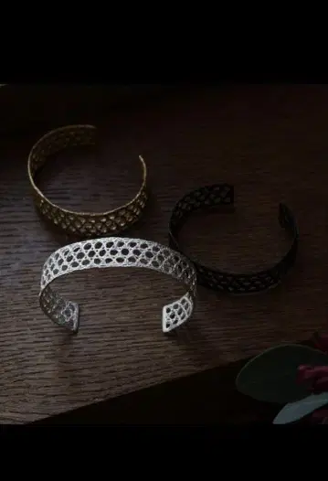 MAISON RUBUS. 메종 루버스 레이스 뱅글(L) 실버
