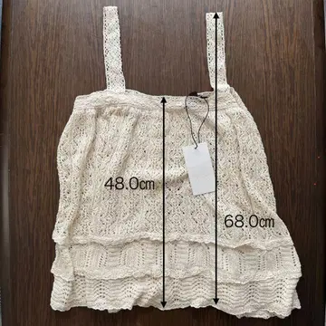 ZARA 포원디 니트 레이스 트리밍 상의
