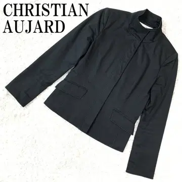 CHRISTIAN AUJARD 스탠드 칼라 자켓 블랙 36 B9720