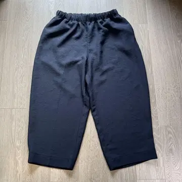UNITED ARROWS 블랙 와이드 팬츠